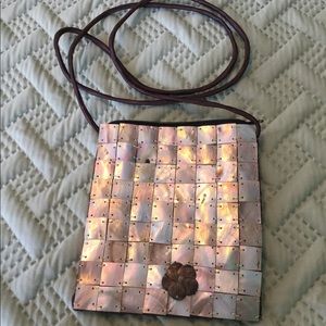 Iridescent Shell Bag